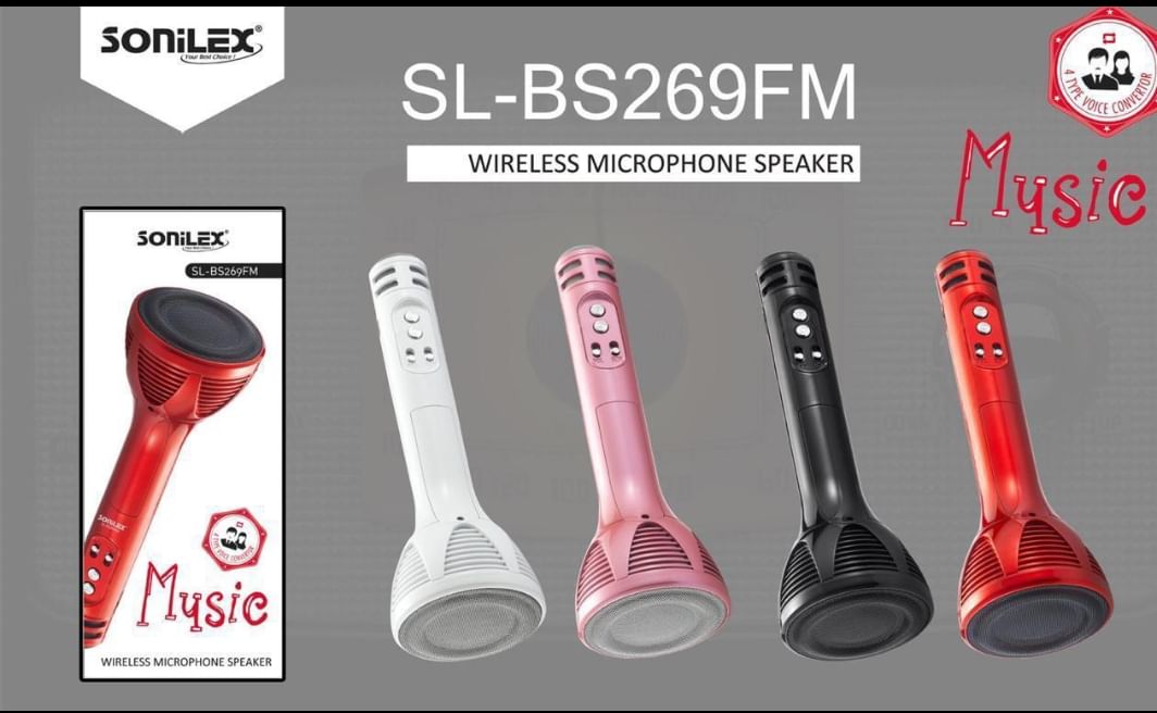 Sonilex Wireless Microphone Speaker Sonilex Karaoke Speaker