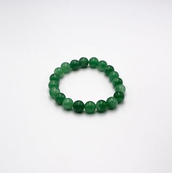 Natural Green Jade ,Crystal Bracelet