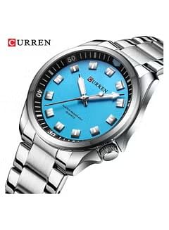 CURREN  8451 Men's Watch Waterproof Watch Stainless Steel Quartz Business Wrist Watch/