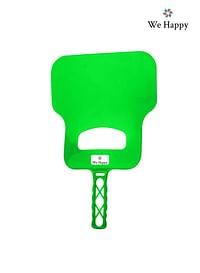-We Happy Plastic Barbecue Hand Fan Portable BBQ Air Blower Tool - Bright Green