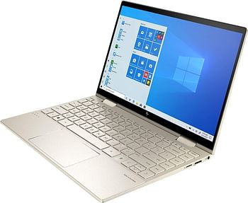 HP  ENVY 13m-bd0023dx - x360 2-in-1 13.3" Touchscreen Laptop - Intel Evo Platform - Intel Core i7-11TH GEN - 8GB Memory - 512GB SSD - Windows 11 - Keyboard Eng Arabic - Pale Gold