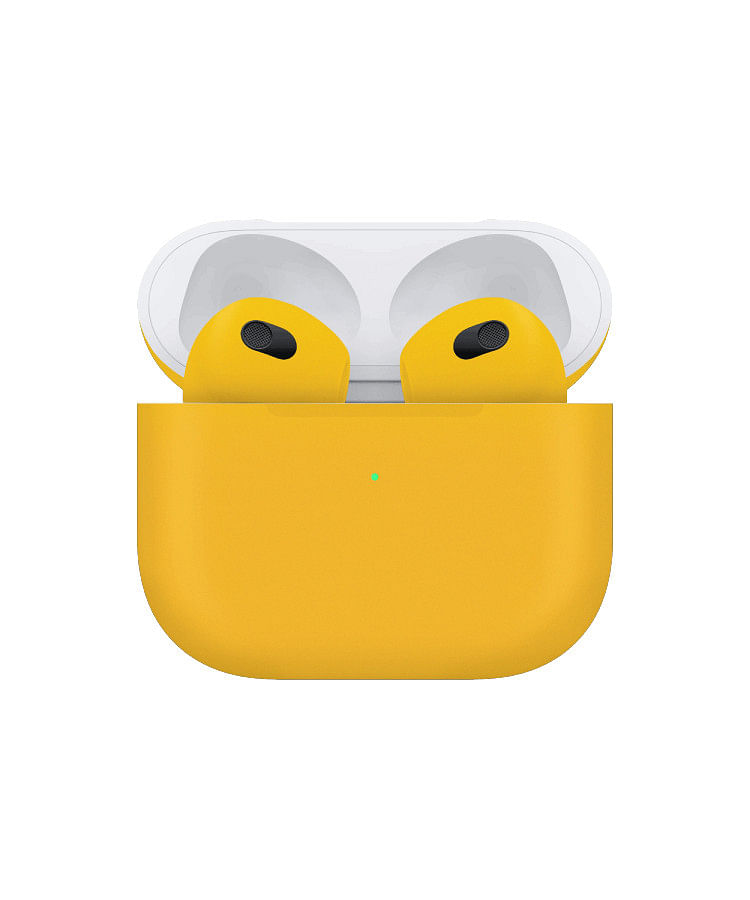 Apple Airpods (3rd Generation) Customized By Caviar Matte Lamborghini Yellow