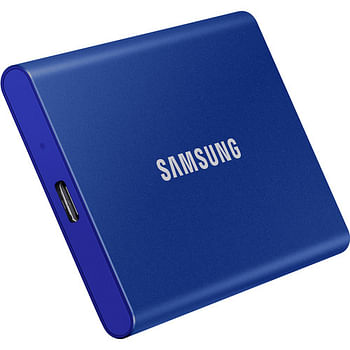 Samsung SSD External Hard Drive  T7 Portable (MU-PC1T0H/AM) 1tb Blue