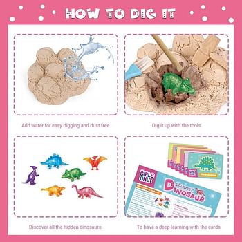Shimmer Dinosaur Dig Kit 6 pc
