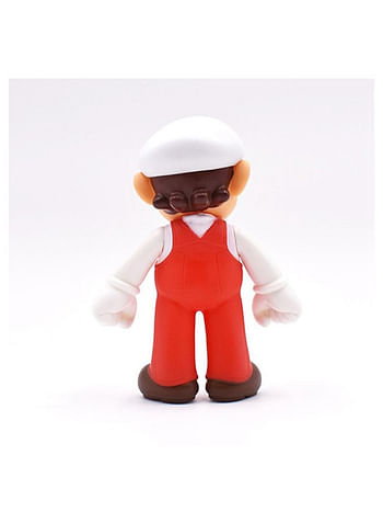 The Super Ario Inspired Action Figure Model Collectable Toy For Kids Birthday Movie Cartoon Cake Topper Theme Party Supplies White Cap
