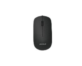 AOAS A-1016 Waterproof Wired Keyboard and Mouse Combo - Comfortable Feel Mouse - High Quality - Long Life (English/Arabic)