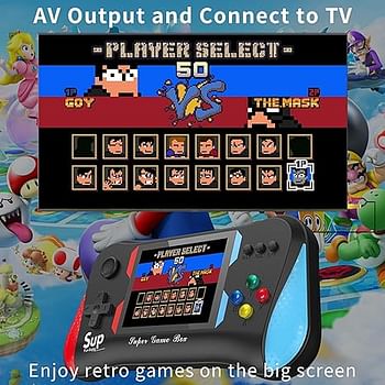 SUP X7 500-in-1 Classic old game handheld portable game console for two player