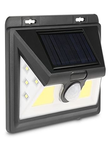 52LED Intelligent induction solar light - Black