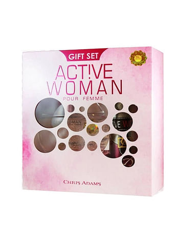 Active Woman Gift Set 80 ML Spray and 200 ML Deo