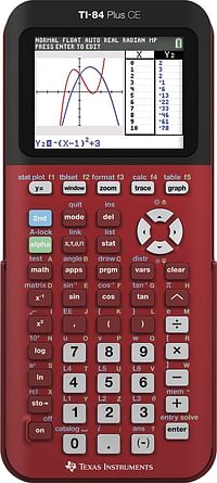 Texas Instruments Graphing Calculator TI-84 Plus CE Python Red