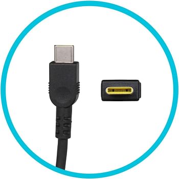 محول تيار متردد USB-C من لينوفو بقدرة 65 واط