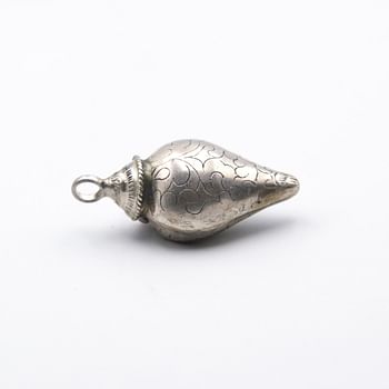 Antique 925 Sterling Silver Shell Conch Pendant 3D for Beach Sea Ocean Pendant 6.6 Grams