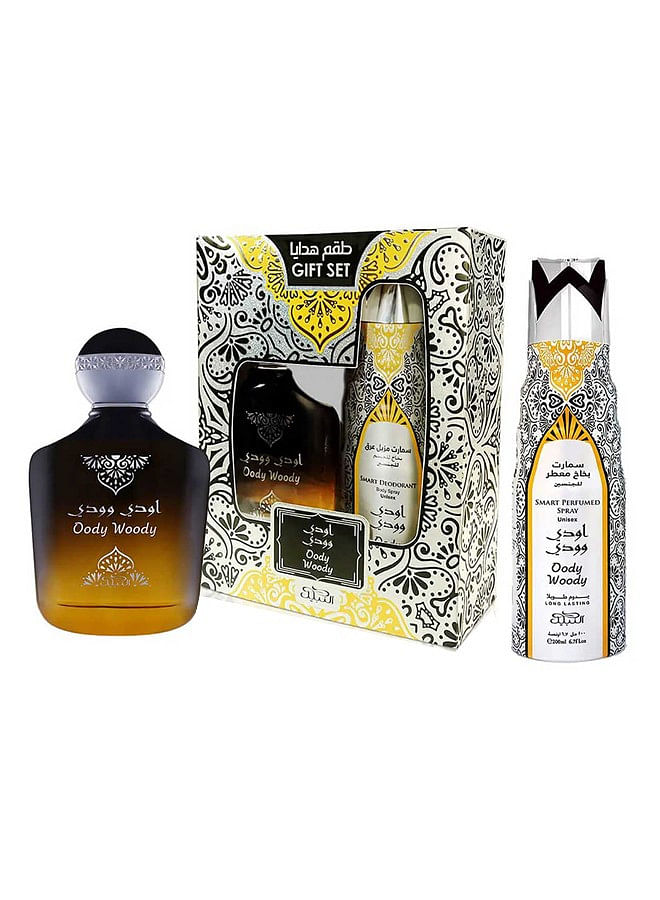 Oody Woody Gift Set 100 ML Spray Perfume and 200 ML Deodorant