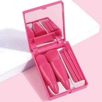 5PCS Korean Super Soft Concealer Cosmetic Set Travel Brush Set Makeup Eye Shadow Multi Colour Eyelash Mini Makeup Brushes Set