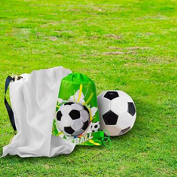 Drawstring Character Bags Pack of 10 Football