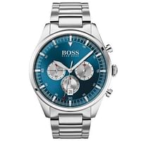HUGO BOSS Mens Grand Prix Watch HB 1513713 Hugo Boss HB 1513713 Silver Blue