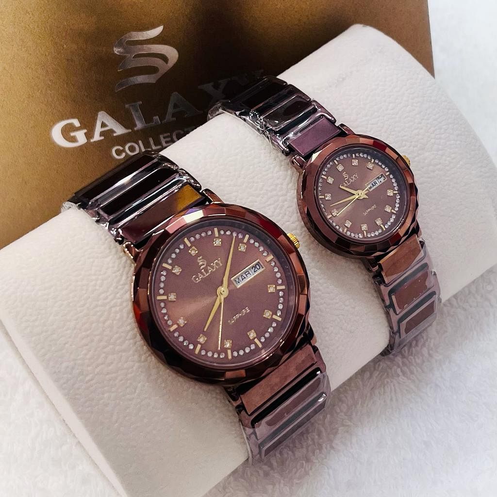 Galaxy Classic Ceramic Strap Smartwatch Free Box,