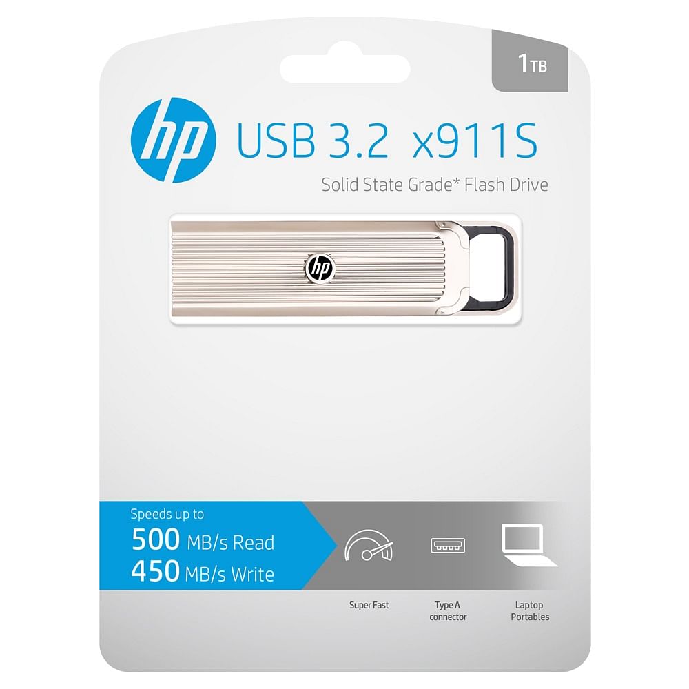 HP USB 3.2 X991S 1TB SOLID STTE GRDE FLASH DRICE