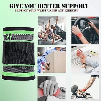 Wrist Support Wraps with Compression Straps and Wrist Brace Unisex Adjustable for Strength Training,Fitness, Gym Training, Bodybuilding, Gymnastics and Workout