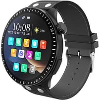 Haino Teko Germany RW40 Full Screen 53mm Biggest Round Display Smart Watch With Wireless Charger Designed for Men's and Boys Black