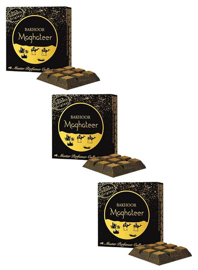 3Pcs Bakhoor Maghateer Incense 40GMS