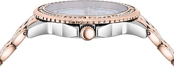 Versus Versace VSPLM4321 Watch For Women White Dial 38 MM - Rose Gold and Silver