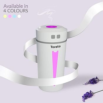 Toreto Essence Humidifiers (Tor 1109) Essential Oil Diffuser Aroma Air Humidifier, humidifiers for home, air humidifier for room(YELLOW)
