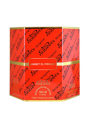 Nabeel Jannet El Firdous Alcohol Free Roll On Oil Perfume 6ML 3 Pcs