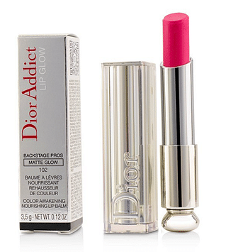 Christian Dior Dior Addict Lip Glow Color Awakening Lip Balm - #102 Matte Raspberry (Matte Glow)