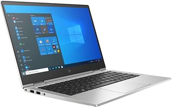 HP EliteBook x360 830 G8 Notebook 2-in-1 Convertible Laptop PC - 11th Gen Intel i7, 16GB RAM, 512GB SSD, 13.3 inch Full HD (1920x1080) Touchscreen, Thunder Bolt 4 Type C, Windows Hello, Finger print , Win11 Pro, ENG Backlit KB - Silver