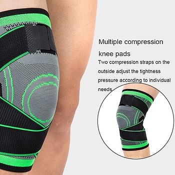 Kneepads Protector Knee Strap Bilateral Pressure Strap Free Adjustm Ligament Fracture Anti-Collision Meniscus Teare