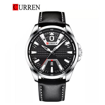 CURREN 8379 Original Brand Leather Straps Wrist  Watch For Men