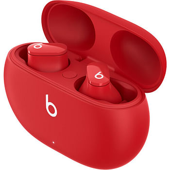 Beats Earphone Studio Buds Noise-Canceling True Wireless In-Ear Headphones (MJ503LL/A) Red