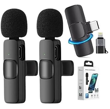 K9 Wireless Dual Microphone for Iphone and Android