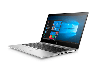 كمبيوتر محمول HP EliteBook 840 G5 بشاشة مقاس 14 بوصة ومعالج Intel Quad-Core i5-8250U / ذاكرة وصول عشوائي DDR4 سعة 8 جيجابايت / محرك أقراص صلبة SSD سعة 256 جيجابايت / Windows 10 Pro فضي