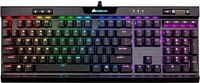 لوحة مفاتيح الألعاب الميكانيكية CORSAIR K70 RGB MK.2 RAPIDFIRE - USB Passthrough & Media Controls - الأسرع والأكثر خطية - Cherry MX Speed ​​- إضاءة خلفية LED RGB