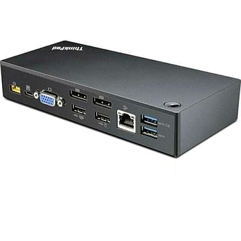 Lenovo Docking Station Thinkpad, 40A90090UK Universal USB-C  Dock With 90W AC Adapter - Black