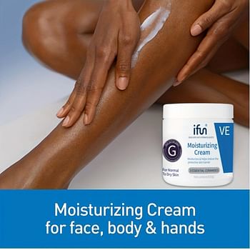 500g Moisturizing Cream Body And Face Moisturizer For Dry Skin Body Cream With Hyaluronic Acid And Ceramides Hydrating Moisturizer Fragrance Free