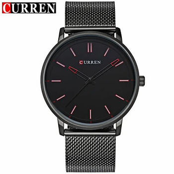 CURREN 8233 Original .Brand Stainless Steel Band Wrist Watch For Men