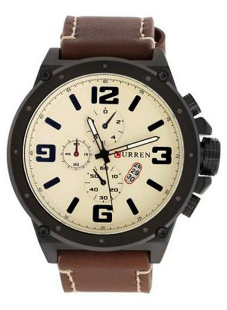 CURREN Men's Quartz Analog Watch CU-8230-W