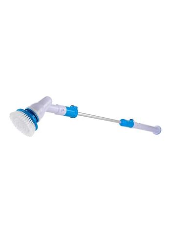 5-Piece Spin Scrubber Mop Set Blue/White/Silver