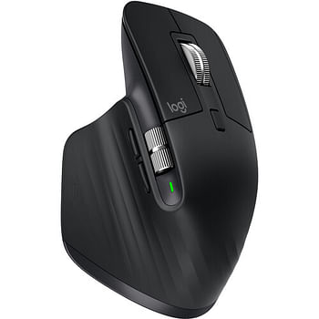 Logitech MX Master 3S Wireless Mouse With Quiet Click Buttons (910-006556) Black