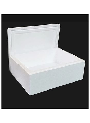 10 Kg Thermocol Ice Box Chiller Cool Box-Thermo Keeper Container Expanded Polystyrene Cooler Fishing Ice Bucket Capacity 25 Litres