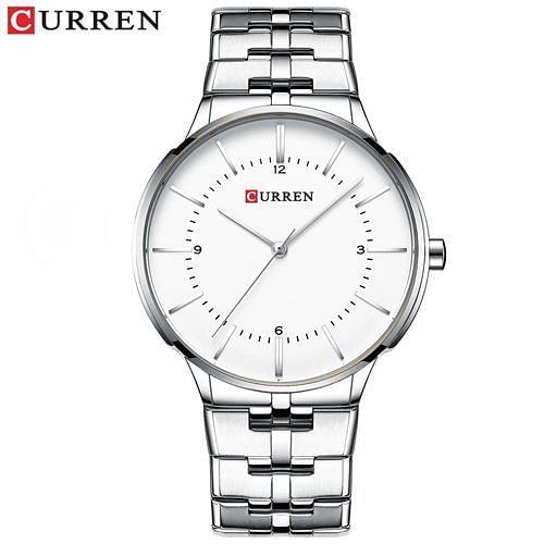 Curren 8321 Stainless Steel Wristwatch - Silver