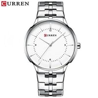 Curren 8321 Stainless Steel Wristwatch - Silver