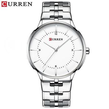 Curren 8321 Stainless Steel Wristwatch - Silver