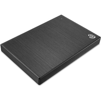 Seagate Backup Plus Slim Portable With Bus Powered And Auto Sync Hard Drive 2TB (STHN2000400) Black