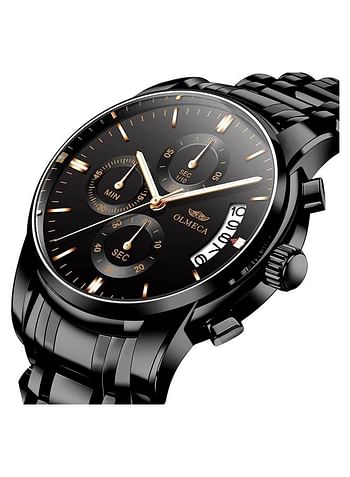 Olmeca 0826 Waterproof Chronograph Fashion Stainless Steel Watch