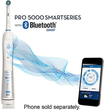 Oral-B Smart 5000 Rechargeable Electric Toothbrush White