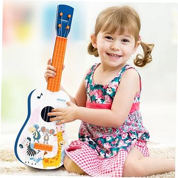ألعاب القيثارة للأطفال الصغار الآلات الموسيقية للأطفال برتقالي